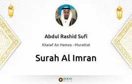 Surah Al-Imran by Abdul Rashid Sufi download & Listen — Khalaf An Hamza