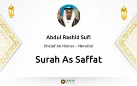 Surah As-Saffat by Abdul Rashid Sufi download & Listen — Khalaf An Hamza