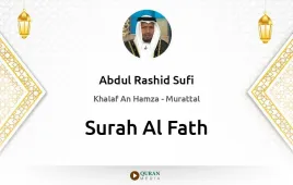 Surah Al-Fath by Abdul Rashid Sufi download & Listen — Khalaf An Hamza