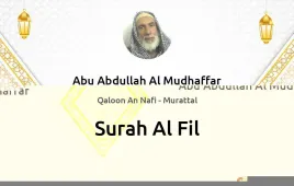 Surah Al-Fil by Abu Abdullah Al Mudhaffar download & Listen — Qaloon An Nafi