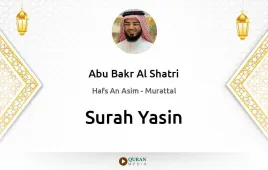 Surah Yasin by Abu Bakr Al Shatri download & Listen