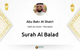 Surah Al-Balad by Abu Bakr Al Shatri download & Listen