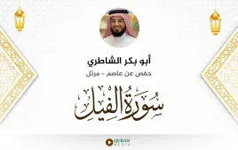 سورة الفيل أبو بكر الشاطري استماع وتحميل