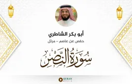 سورة النصر أبو بكر الشاطري استماع وتحميل