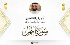 سورة النحل أبو بكر الشاطري استماع وتحميل