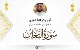 سورة التغابن أبو بكر الشاطري استماع وتحميل