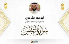 سورة عبس أبو بكر الشاطري استماع وتحميل