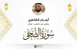 سورة الضحى أبو بكر الشاطري استماع وتحميل