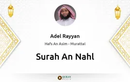 Surah An-Nahl by Adel Rayyan download & Listen