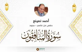 سورة المنافقون أحمد نعينع مجود استماع وتحميل