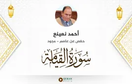 سورة القيامة أحمد نعينع مجود استماع وتحميل