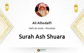 Surah Ash-Shuara by Ali Alhodaifi download & Listen