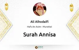 Surah Annisa by Ali Alhodaifi download & Listen