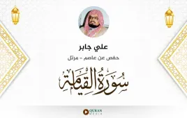 سورة القيامة علي جابر استماع وتحميل