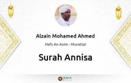 Surah Annisa by Alzain Mohamed Ahmed download & Listen