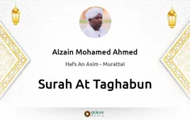 Surah At-Taghabun by Alzain Mohamed Ahmed download & Listen