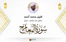 سورة المعارج الزين محمد أحمد استماع وتحميل