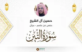 سورة التين حسين آل الشيخ استماع وتحميل