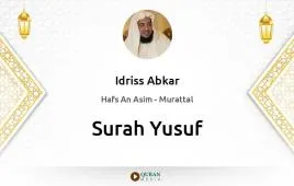 Surah Yusuf by Idriss Abkar download & Listen