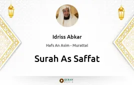 Surah As-Saffat by Idriss Abkar download & Listen