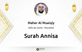 Surah Annisa by Maher Al Muaiqly download & Listen