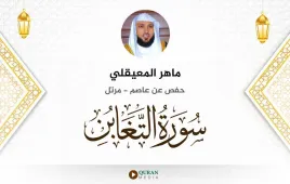 سورة التغابن ماهر المعيقلي استماع وتحميل