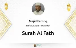 Surah Al-Fath by Majid Farooq download & Listen