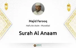 Surah Al-Anaam by Majid Farooq download & Listen