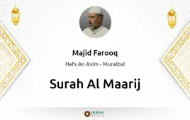 Surah Al-Maarij by Majid Farooq download & Listen