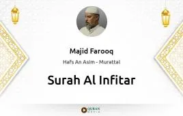 Surah Al-Infitar by Majid Farooq download & Listen