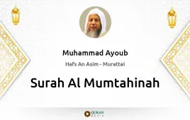 Surah Al-Mumtahinah by Muhammad Ayoub download & Listen