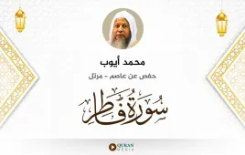 سورة فاطر محمد أيوب استماع وتحميل