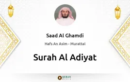 Surah Al-Adiyat by Saad Al Ghamdi download & Listen