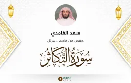 سورة التكاثر سعد الغامدي استماع وتحميل