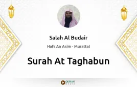 Surah At-Taghabun by Salah Al Budair download & Listen