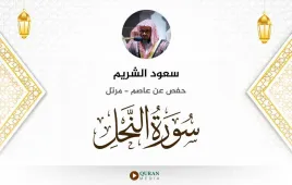 سورة النحل سعود الشريم استماع وتحميل