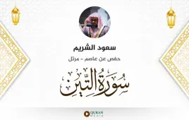 سورة التين سعود الشريم استماع وتحميل