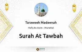 Surah At-Tawbah by Taraweeh Madeenah 1426 download & Listen