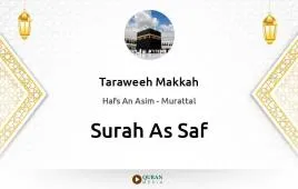 Surah As-Saf by Taraweeh Makkah 1430 download & Listen