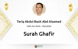 Surah Ghafir by Tariq Abdul Basit Abd Alsamad download & Listen