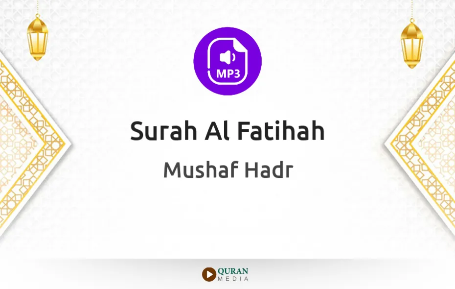 Surah Al-Fatihah MP3