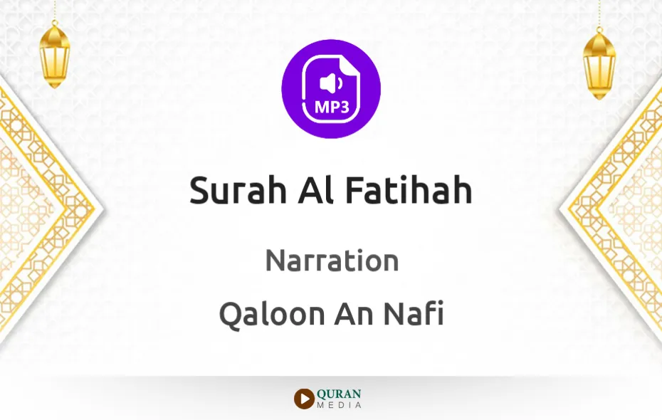 Surah Al-Fatihah MP3