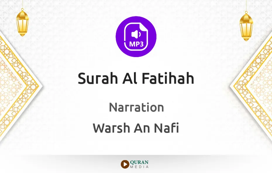 Surah Al-Fatihah MP3