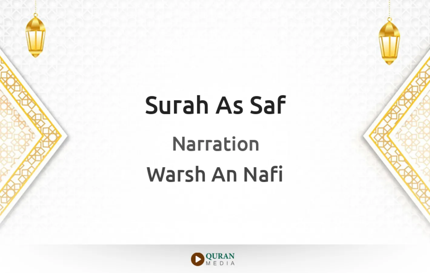 Surah As-Saf Narrated by Warsh An Nafi